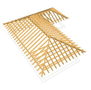 Zimmerei Dachstuhl Skizze